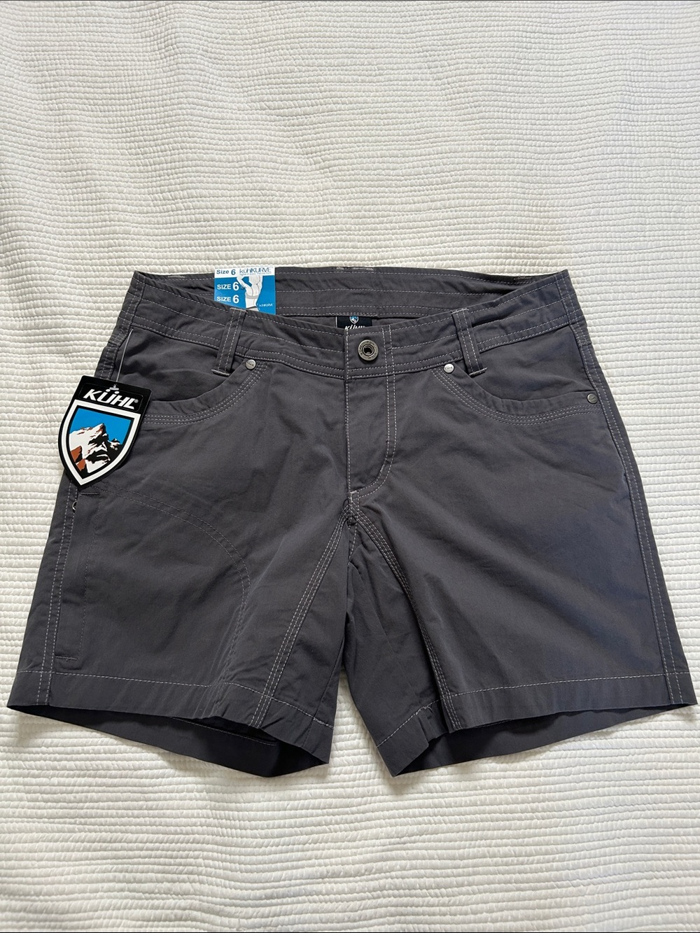 NWT Kuhl Women's Charcoal Outdoor Shorts